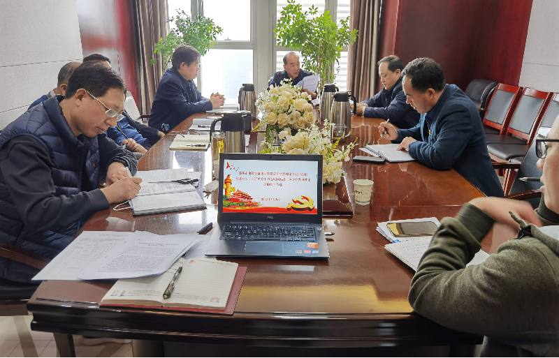 集團(tuán)公司黨委理論學(xué)習(xí)中心組專題學(xué)習(xí)《習(xí)近平關(guān)于防范風(fēng)險挑戰(zhàn)、應(yīng)對突發(fā)事件論述摘編》等文件精神